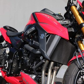 Shogun Suzuki GSX-S750 GSX S750 GSXS-750Z 2018 2019 2020 2021 NO CUT Black Frame Sliders Fits ABS & NON ABS Models - 750-5619 - MADE IN THE USA