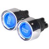 Gebildet 2pcs Universal SPST 12V-24V/50A Press Start Ignition Switch, LED