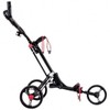 Foldable 3 Wheel Golf Pull Push Cart Trolley - Color: