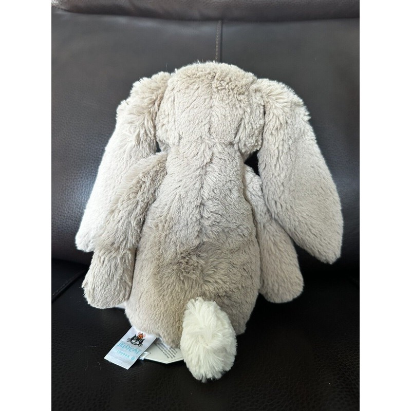 Jellycat BASHFUL BUNNY BEIGE MEDIUM 12" Soft Plush Toy Bunny