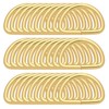 BIKICOCO Metal D-Rings Buckle, 1-1/4 Inch Non-Welded for Webbing Sewing