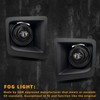 LED Fog Lights fit for 2014-2015 GMC Sierra 1500,Front Bumper