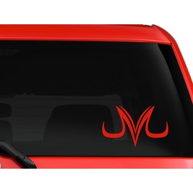 Vegeta Majin Car Truck SUV Car Truck Laptop Toolbox Wall Window Vinyl Decal Sticker Approximately 6 Inches Red