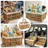 33L Collapsible Crate for storage, Plastic Milk Crate,17inch Collapsible Crates