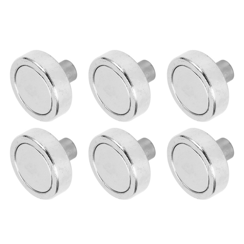 20Pcs Silver Neodymium Pot Magnet Base NdFeB Magnet Nickel Plating