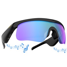 Monster 2025 Upgraded Smart Bluetooth Glasses for Men Women,Bluetooth 5.3 Sunglasses with Open Ear Speaker, Magnetic Charging, Indoor/Outdoor UV Protection for Cycling Athletic
