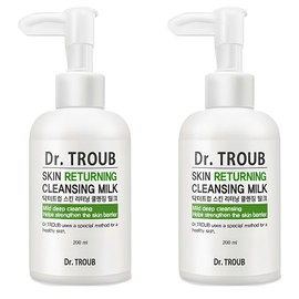 Seedmul Dr.Trup Skin Restoring Cleansing Milk, 200ml, 2 pieces / 시드물 닥터트럽 스킨 리터닝 클렌징 밀크, 200ml, 2개