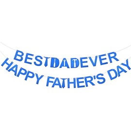 Fathers Day Decorations for Party Office Dad Birthday Banner Dad Party Decor Supplies Dad Decorative Banners for Home Wall Hanging Father's Day Banner Father Garland Banner Daddy Banner Indoor Outdoor