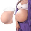 YRZGSAWJ Fake Pregnant Belly 6-10 Month Artificial Realistic Pregnancy Belly