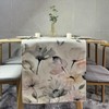 LOZULO Herbs Wild Flowers Table Runner Modern Spring Decoration Table