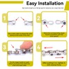 Bicycle Chain Links, 5 Pairs Carbon Steel Quick Release Chain
