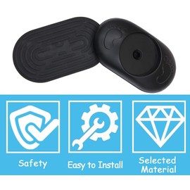 4 Pack Baby Gate Wall Protector, Protect Walls & Doorways for Pet & Dog Gates, Pressure Mounted on Stair Gate, No Screw Need