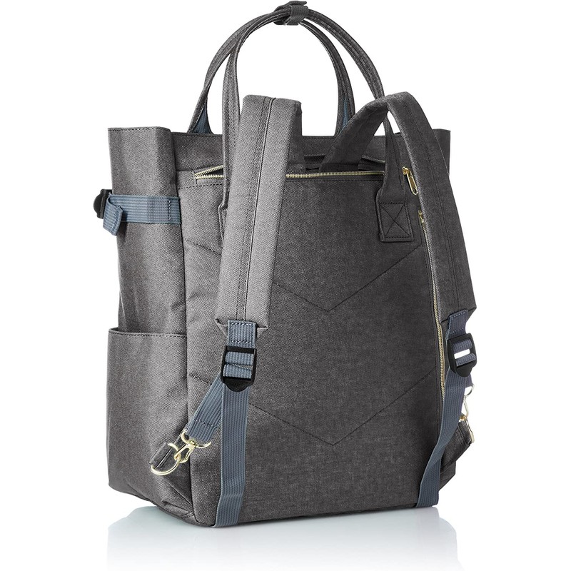 Anero POST ATC1225Z 2-Way Backpack, A4, Multiple Storage, Gray