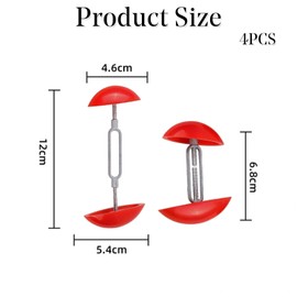 4PCS Men Women Shoe Stretchers Shaper Expander Width Extender Adjustable Mini Shoe Trees