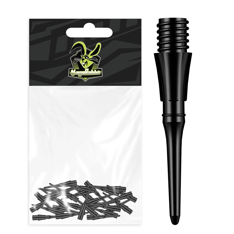 MageRabbit 100pcs Plastic Dart Tips 2BA Thread Soft Dart Tips