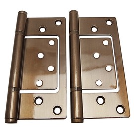 和気産業(Waki Sangyo) フラッシュ丁番 DX 建築 建具 家具 アンバー 102mm BH-379