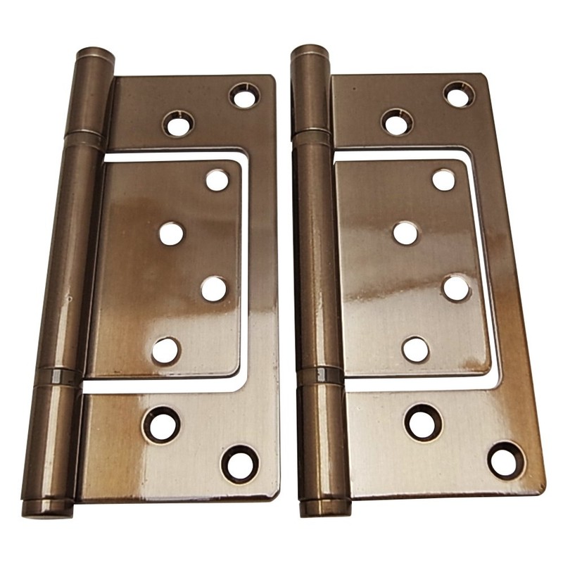 和気産業(Waki Sangyo) フラッシュ丁番 DX 建築 建具 家具 アンバー 102mm BH-379