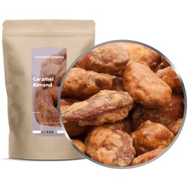 1 x 550 g Burnt Kirmes Almonds Burnt Premium Almonds Crisp Roasted with Golden Brown Caramel Coated Vegetarian Vegan Gluten Free Lactose Free