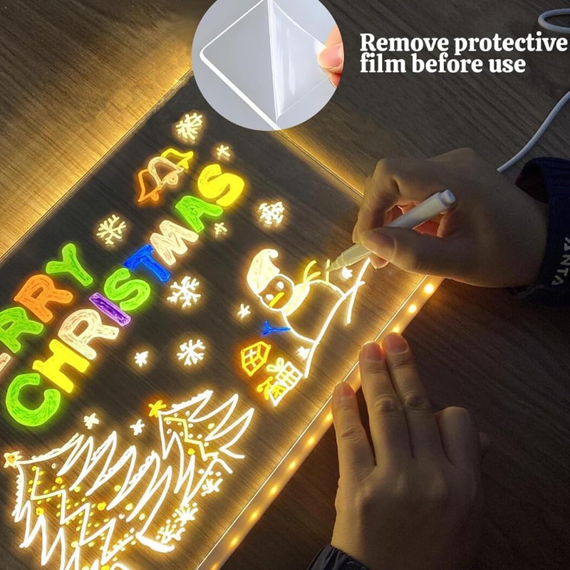Magic Board, Hello Luno Magic Board Light Up, LED Drawing