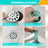 GZBEVITAR Disposable Floor Drain Strainers Mesh, Thickened Stainless Steel Floor