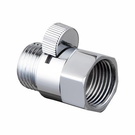 Angle Valve, Xinlon Water Stopper Shower, Stopcock, 1/2 Inch, Shower Head, Shut-off Valve for Shower Head, Hand Bidet Sprayer, Hand Shower Head, Kitchen Tap, Universal Replacement Part, Polished