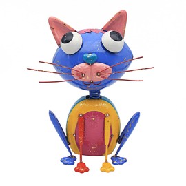 Lesser & Pavey Bright Eyes Animal Garden Ornaments | Lovely Gardening Gifts For Women & Men | Cat Garden Decorations For Any Garden - Bright Eyes