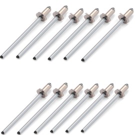 JERBOR 12PCS Nos Dash Rosette Rivets for GM Ford Chrysler AMC VIN Door Tag with Storage Box