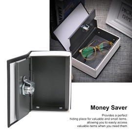 Book Black Items Box Book for Piggy Bank Small Book Box Petite Little Miniature Tiny Diversion Safes