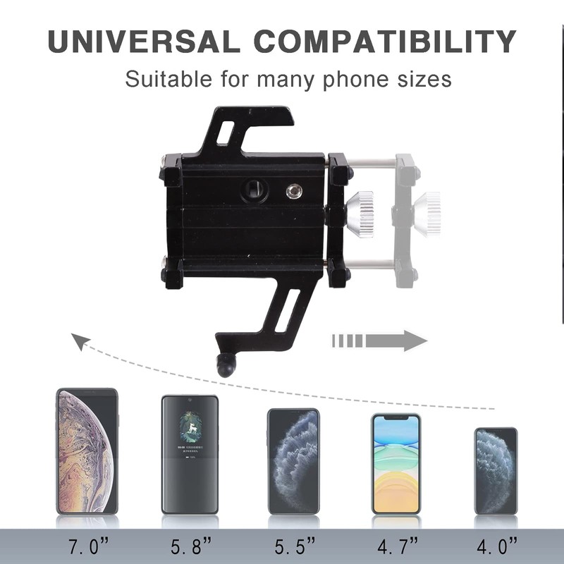 PIUGILH Fit for H3 Phone Holder Multi-Functional Phone Mount Center