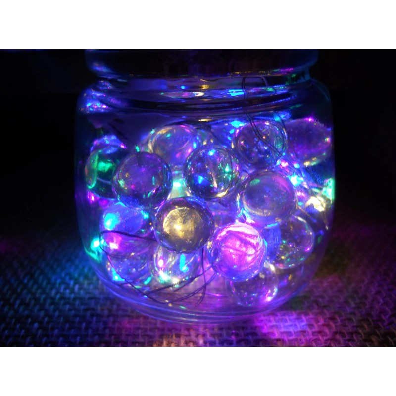 Decor LED Rope Nightlight Mystical Fairy Jar with Cork Lid