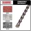 Sabre Tools 10-Pack SDS Plus 3/16" x 6" Rotary Hammer