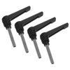 QUARKZMAN 4 Pieces Clamping Lever Handles M6 x 40mm 304