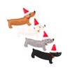 VORCOOL Christmas Ornaments Christmas Tree Ornaments Creative Dachshund Dog Ornament