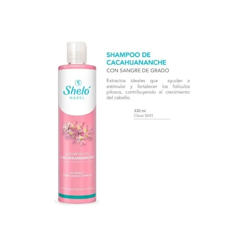 Shampoo Cacahuananche Nutritivo Fortificante Reparador 530ml