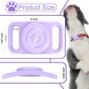[2 Pack] Waterproof AirTag Dog Collar Holder Case, Silicone Full-Body