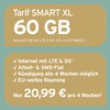 Tchibo MOBIL Smart XL SIM Card, 60 GB Data Volume