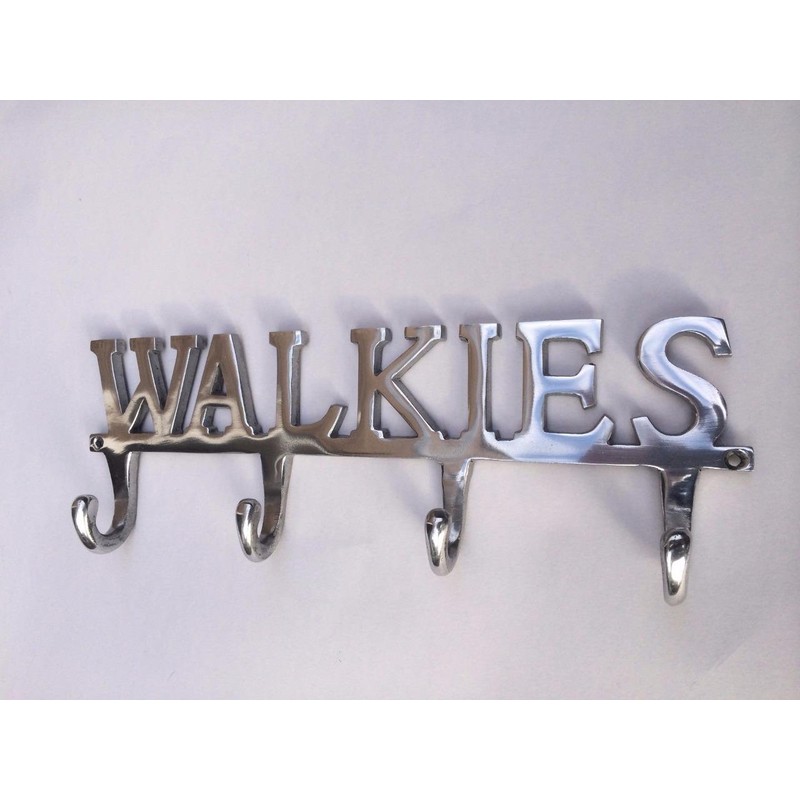 Walkies Dog Pet Lead Leash Holder Rack 4 Hooks Walkies