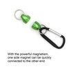 Crazy Shark Magnetic Net Release Aluminum Shell for Fly Fishing