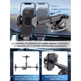 360° Soporte Base Sujetador Celular Auto Carro Porta Automov