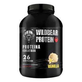 Proteína Whey Isolate Hidrolizada 1kg Wild Bear 26servicios                                                                                           