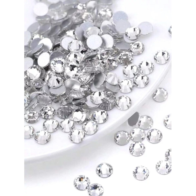 A4f Solutions 1440pzs Pedrería Cristal Blanco Para Uñas Decoración Ss4