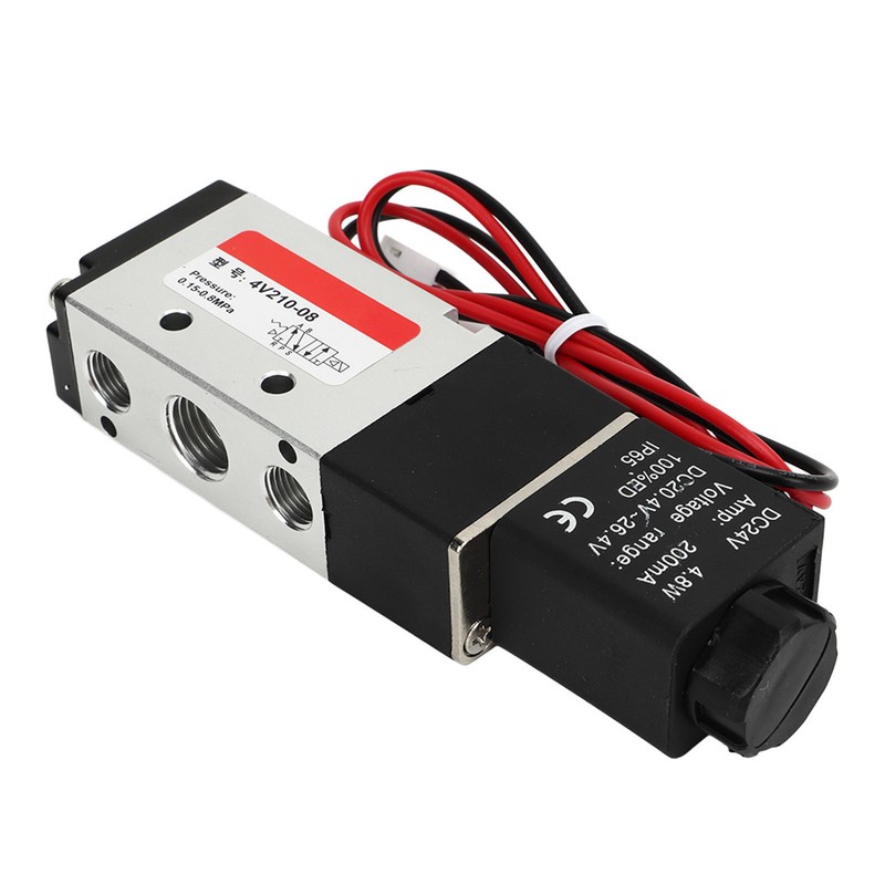 Electric Solenoid Air Valve 4V210 08 5 Way 2 Position