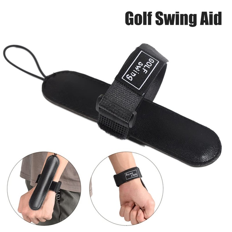 Golf Training Wrist Aid,Golf Swing Wrist Hinge Trainer Golfer Accessory(Black)