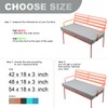 Pcinfuns Outdoor Bench Cushions,54 x 18 x 3 Inch Patio