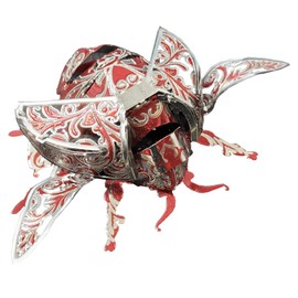 Ladybird 3D Metal Puzzles for Adults,Cute Red Ladybug 3D Model Building Puzzle Kits,Insect Animal Themed Design,Brain Teaser DIY Puzzle Crafts Kits Creative Ornament,Need Assembly (Ladybug)