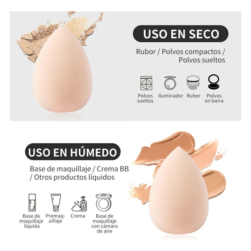 Set 18 Pzs Brochas Maquillaje Con Bolsa De Cosméticos Color