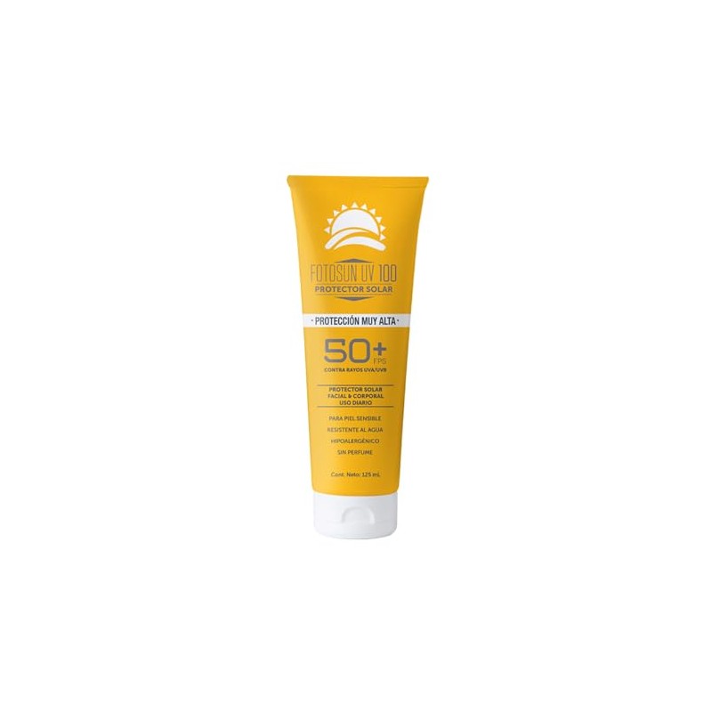 Fotosun Fps Protector Solar Adulto 125 Resistente Agua Bloqueador Facial