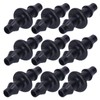 Deror 100pcs 4/7 Hose Connector 2 Way Watering Drip Connector