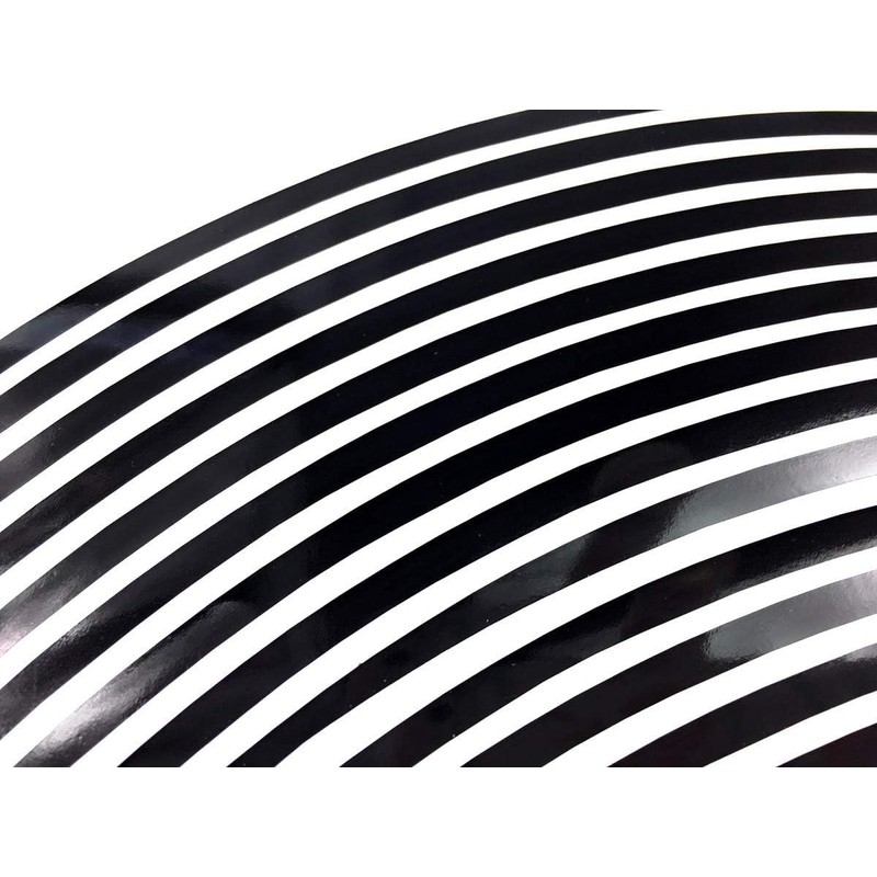 Motorcycle 14" Wheel Rim Sticker Rim Line Tape (8mm Wide,