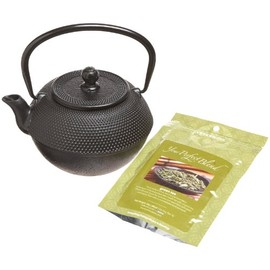 Primula Black Hammered 40 Ounce Cast Iron Teapot